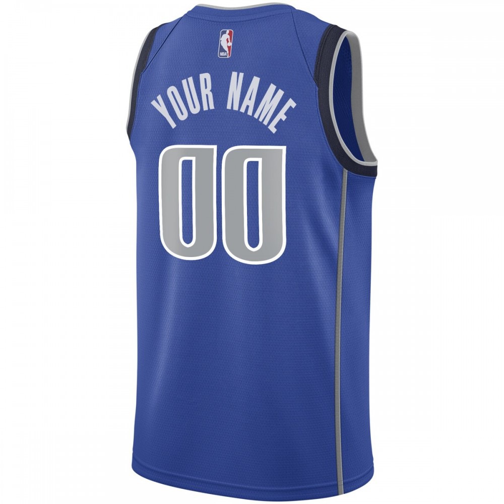 Dallas Mavericks 2020/21 Swingman Custom Jersey - Icon Edition - Blue-Pro Kit Vault | Brand New 26/27 Sports Jerseys